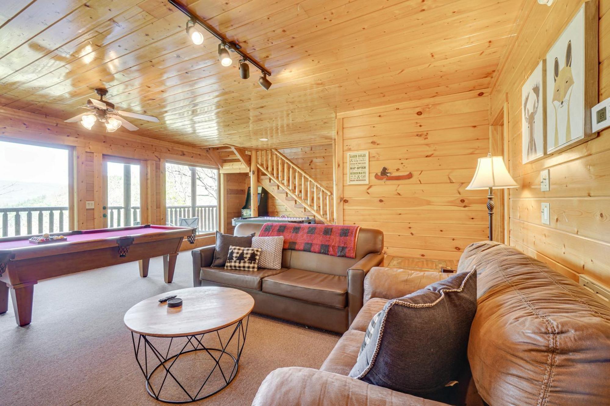 Mountain Dreams Cabin Hot Tub, Sauna And Views! Sevierville Extérieur photo